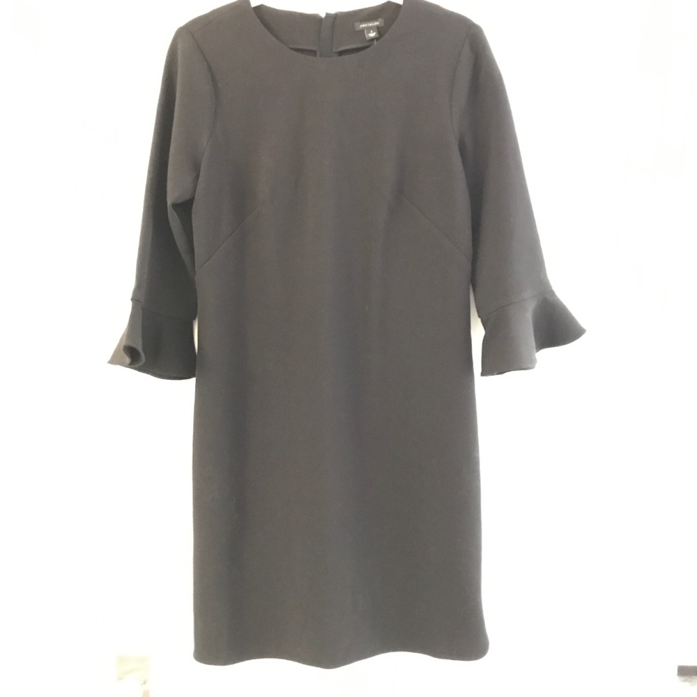 Ann Taylor Classic LBD w/ Fluted Sleeves
